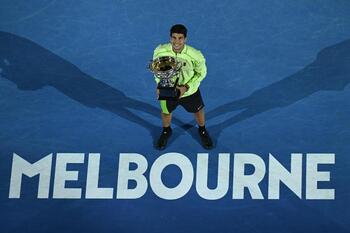 Alcaraz cumple cinco años de su debut en un Grand Slam