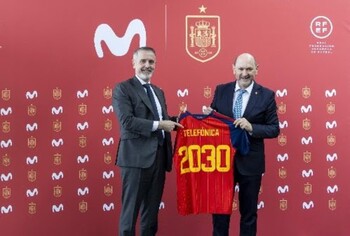 Telefónica, patrocinador de las selecciones españolas de fútbol