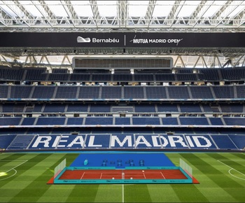 El Bernabéu acogerá una pista de tenis para el Madrid Open