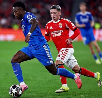 Vinícius, rey de los focos en Lisboa