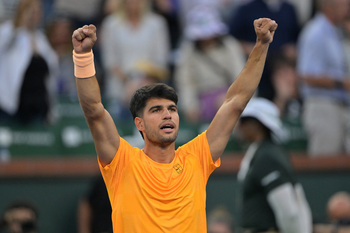 Alcaraz barre a Dimitrov en su debut en Indian Wells