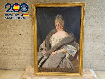 La Policía recupera 'La Chata', de Sorolla, perdida en los 70