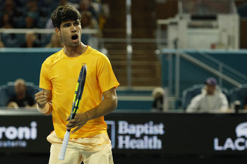 Alcaraz frena a Fonseca en su estreno en Miami